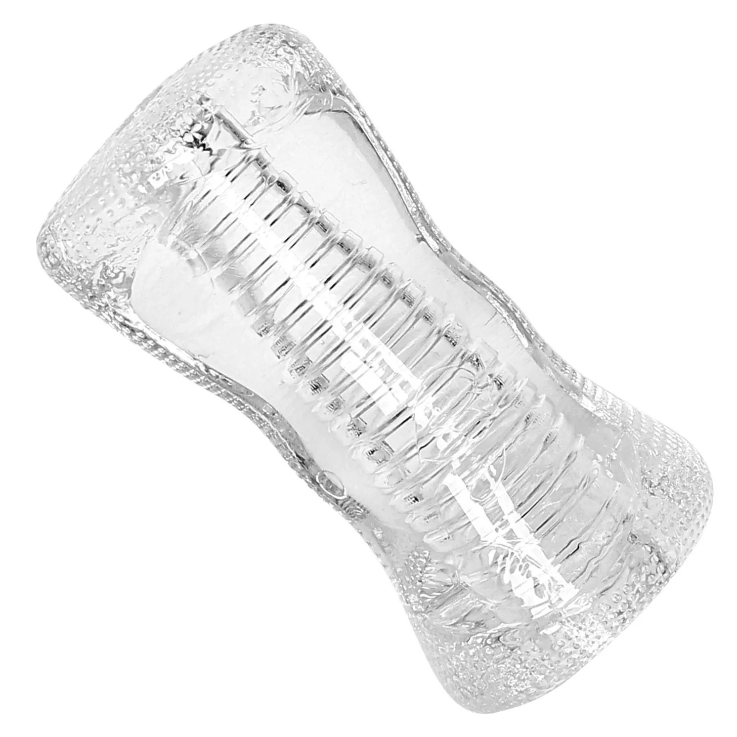 13cm Transparent Vaginal Sex Toy for Men 18 Plus Male Masturbator Realistic Vagina Real Pussy Penis Enlargement Exerciser Erotic 241205