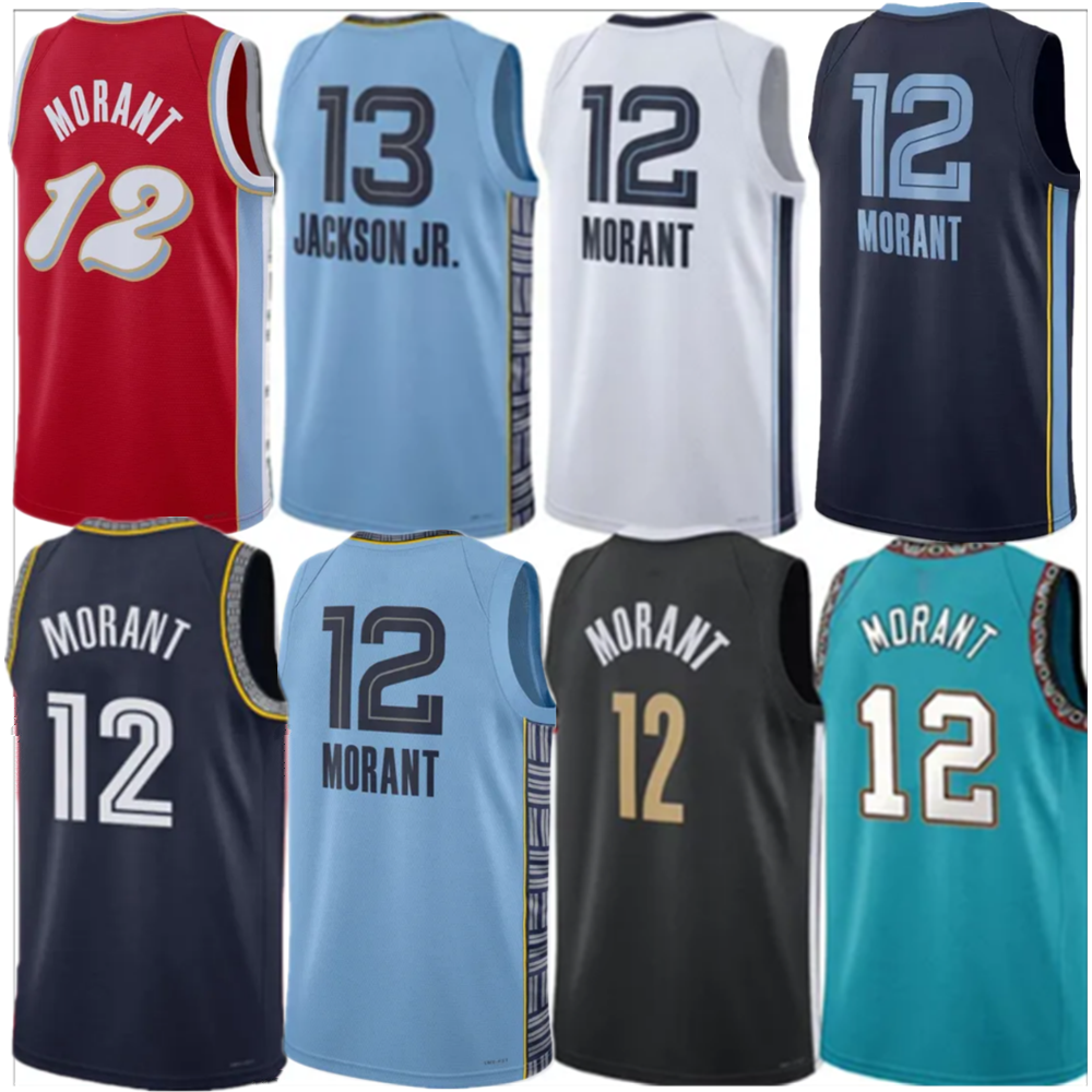 Custom Basketball jerseys Morant Bane Edey Smart Jackson jr. LaRavia Aldama Konchar Clarke Jackson ll Kennard Kawamura Huff Wells jersey