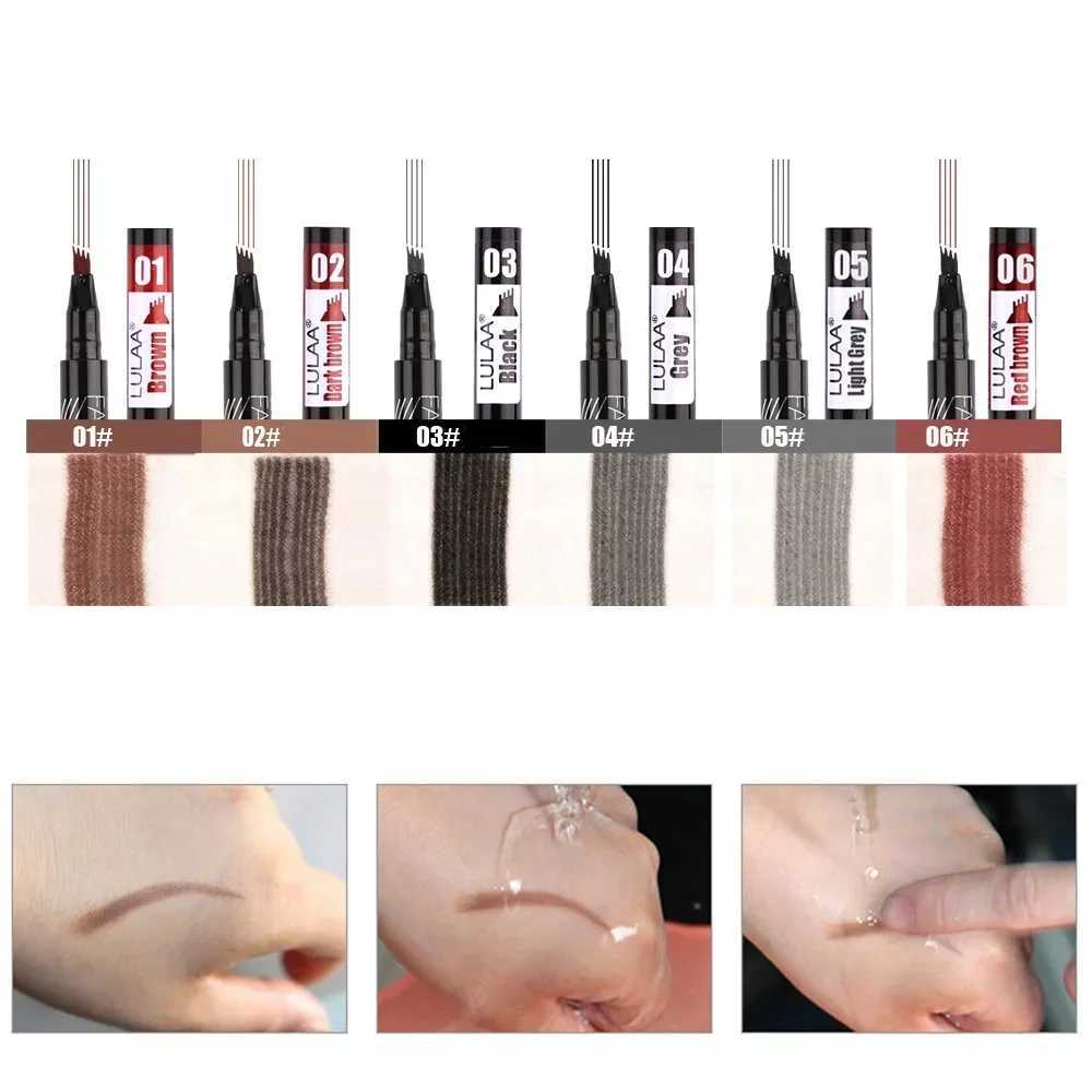 Professional liquid eyebrow pencil waterproof long-lasting sweat quick drying pointed eyebrows tattoos womens makeup W241205