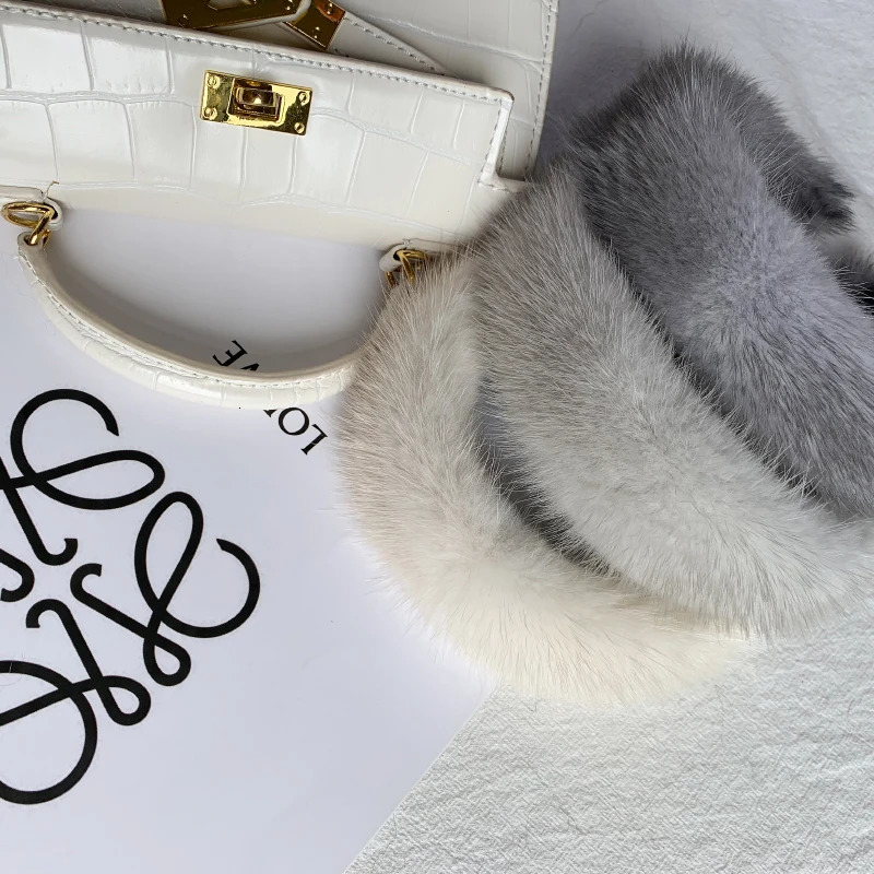 selling womens winter 100% mink headband high-quality genuine fur headband womens fashionable headband 241205