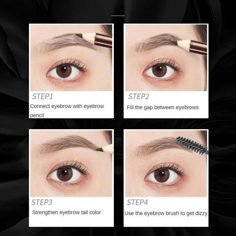 It is not easy to apply anti stain eyeliner pen Smooth natural eyeliner pen Will not fall off Makeup waterproof eyeliner penW241205