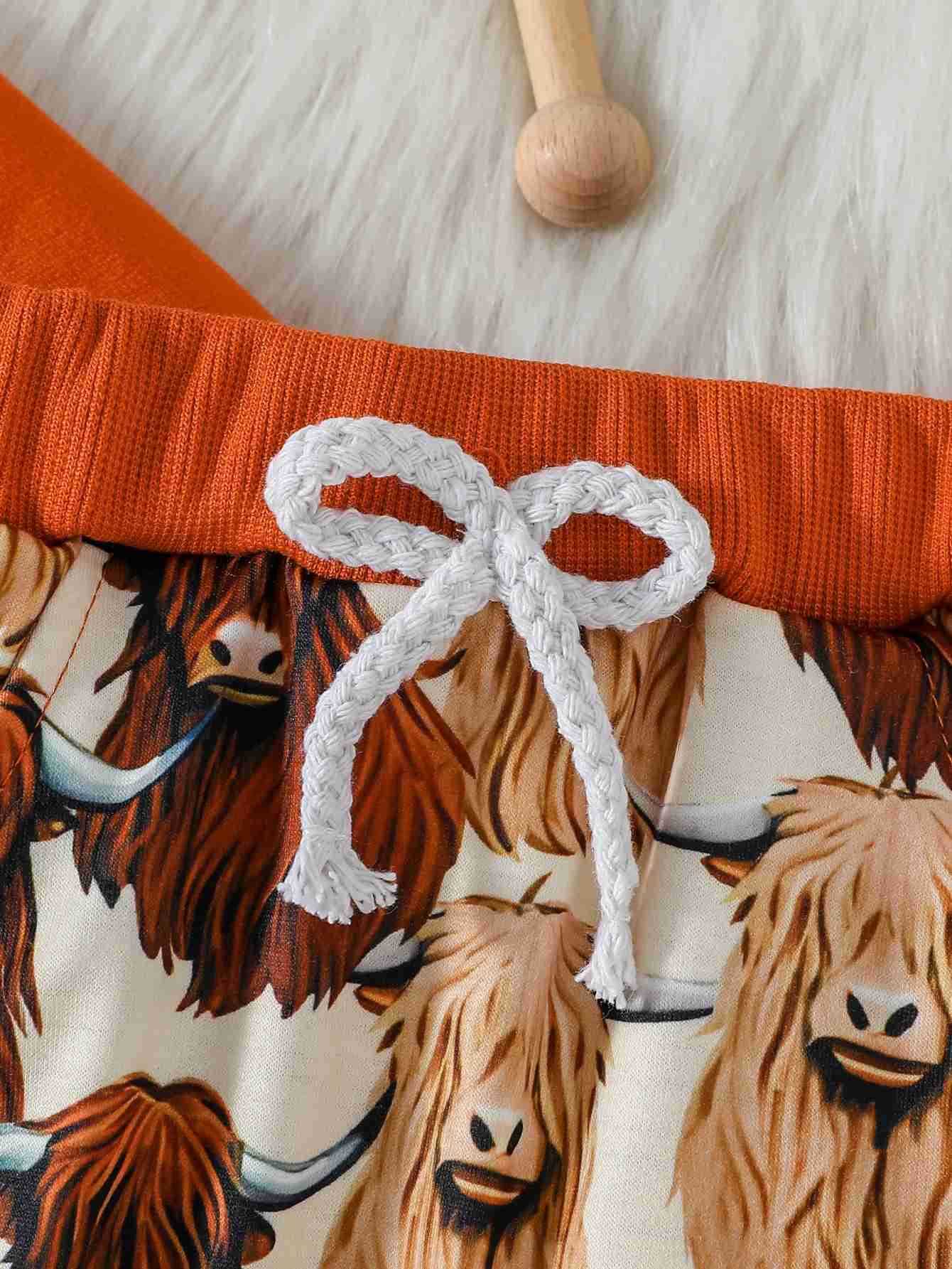 Baby boy autumn english letters printing long-sleeved Sweatshirt Top trousers With modern slish Clothing SetXJ241205