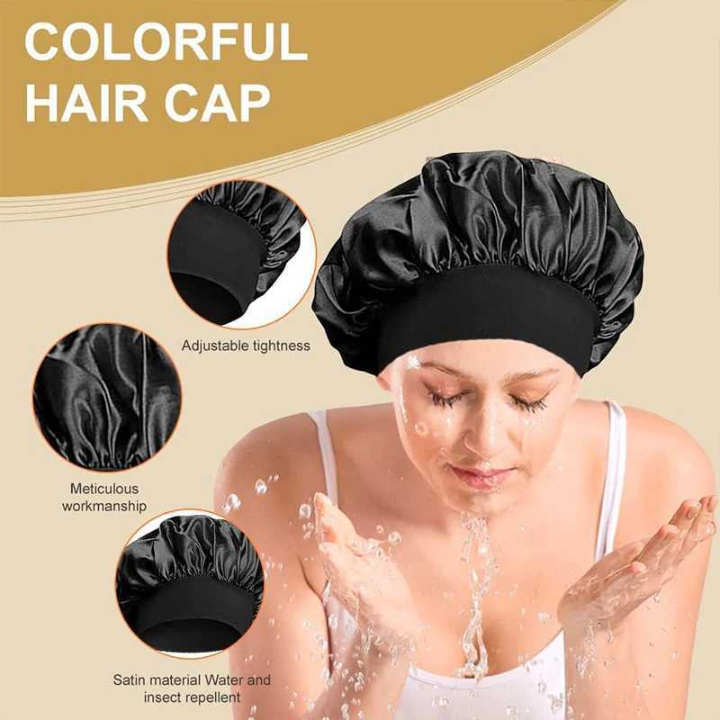 1PC Shower Cs Waterproof Bath Cs Reusable Shower Cs Hair Hat For Women Ladies Spa SalonXJ241205