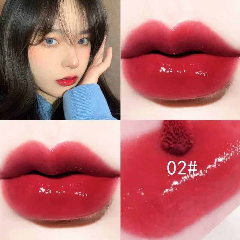 14 Colors Glitter Lip Gloss Moisturizing Non Sticky Cup Jelly Liquid Lipstick Lasting Sexy Cherry Red Pink Lip Tint Lips MakeupXJ241205