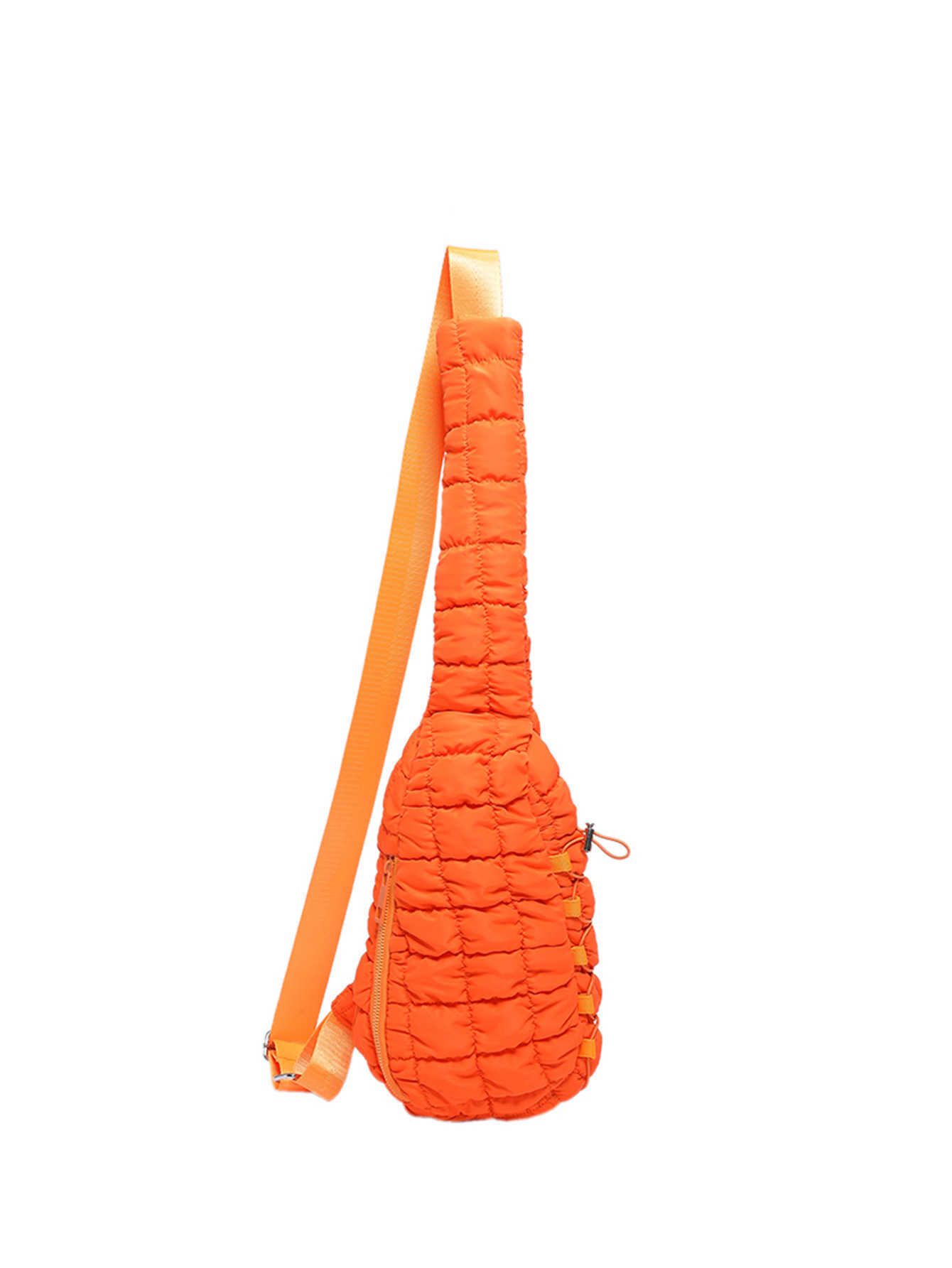 Lightweight Nylon Shoulder Bags New Fashionable Chest Bag Women s Travel Pleated Handbags Crossbody Waist Bag 241205