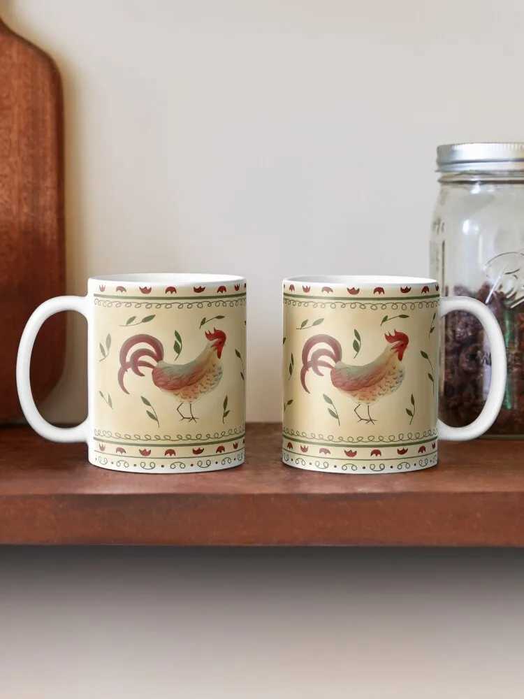 Rooster Mug from the Gallaghers Kitchen Cupboard Coffee Mug Cups For Coffee Cups And Mugs Travel Coffee Mug Ceramic MugXJ241205