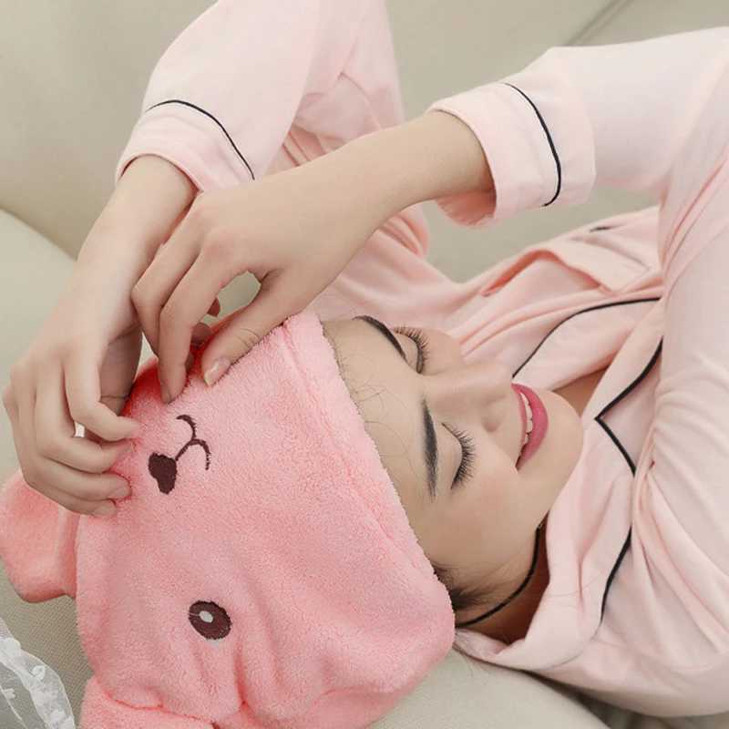 Dry Hair C For Women Quick-drying Absoent Thick Microfiber Head Towel Korean Cute Bear Embroidered Shower C TowelXJ241205
