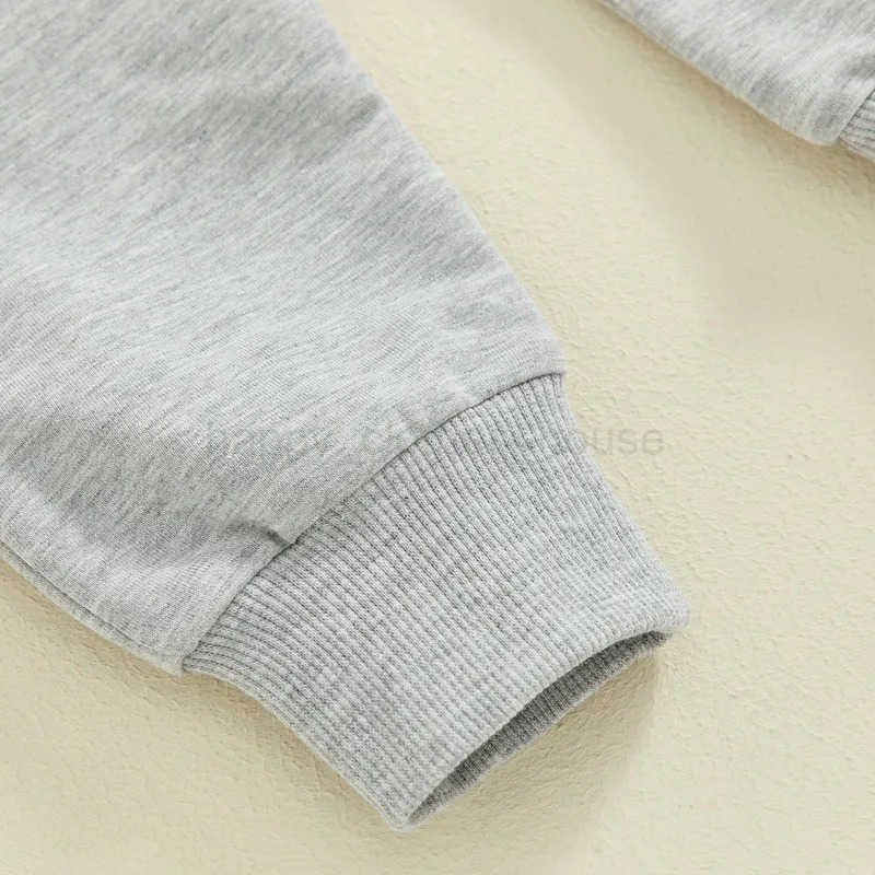 Baby Boy Pant Sets Fall Clothes Letter Print Long Sleeve Sweatshirt and Elastic Pants 2 Piece Outfits for ToddlerXJ241205