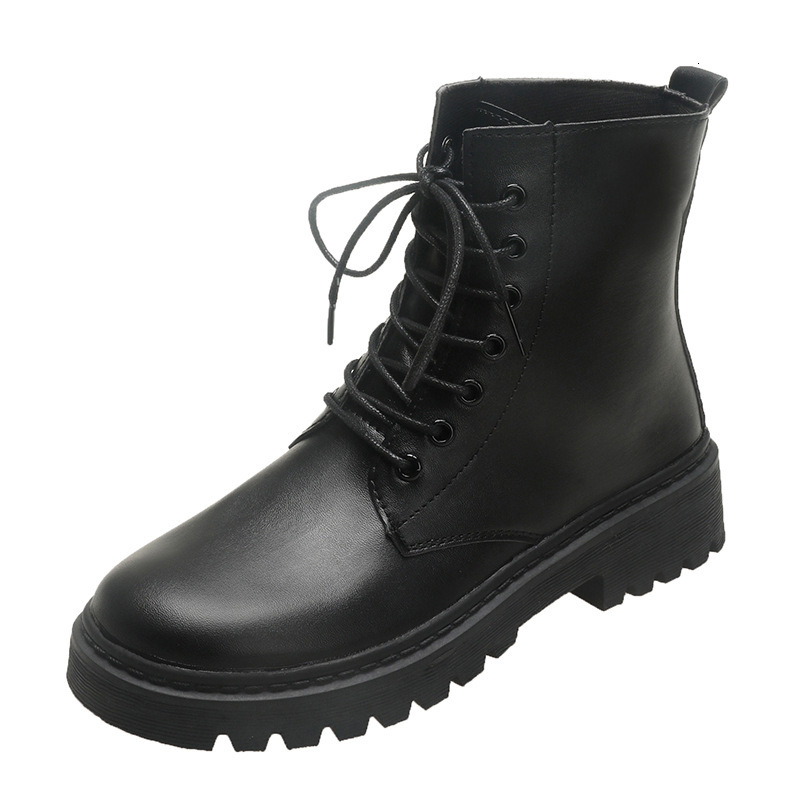 Foreign Trade Martin Boots Women's Boots 2024 New Strap Short Head Boots Height Increasing Thick Bottom Versatile Thick Bottom Women's Boots