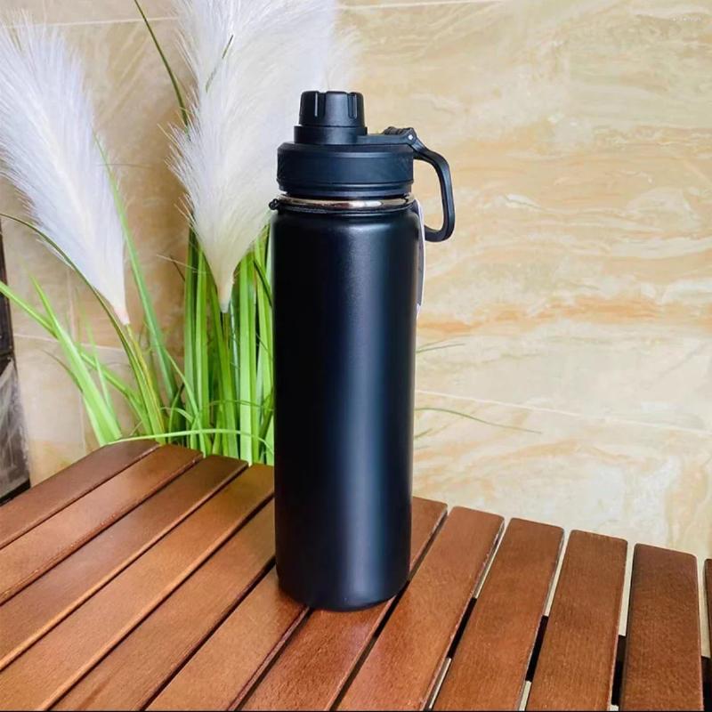Water Bottles Llu Insulated Cup Portable Leakproof Outdoor Cups Sport Gym Vacuum Stainless Steel Pure Titanium