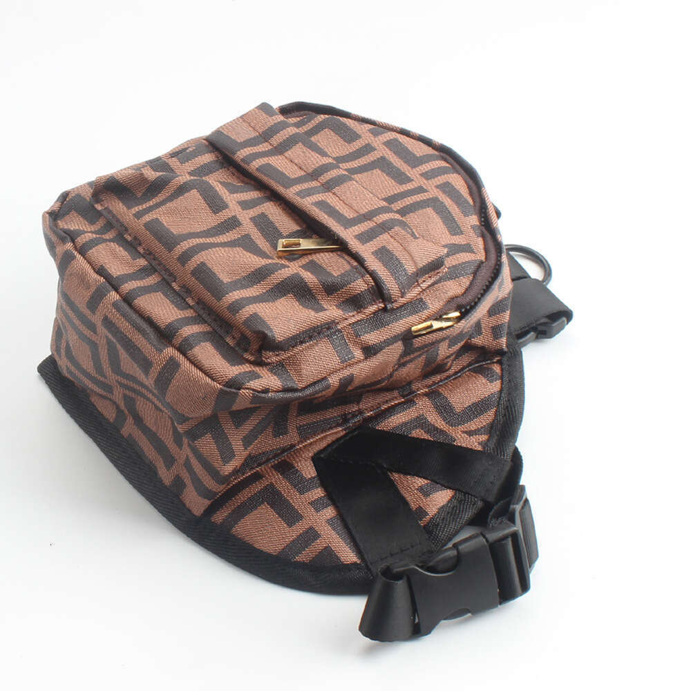 Pet Trendy Brand Convenient Outgoing PU Leather Backpack Small Medium sized Adjustable Self Carrying for Cats and Dogs, School Bag