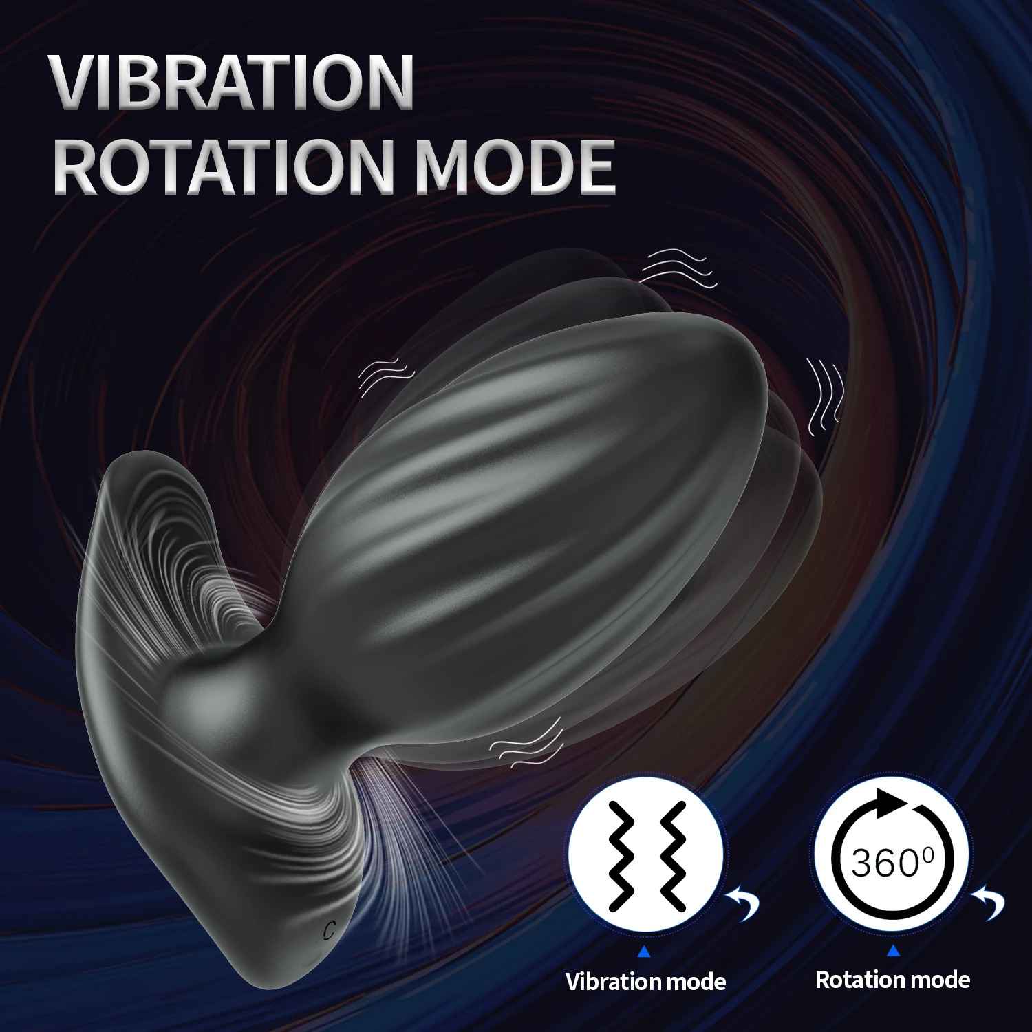 Bluetooth 360 Rotation Vibrating Anal Plug for Men 7 Speeds App Control Butt Plug Vibrator Prostate Massage Anus Adult Sex Toys 241205