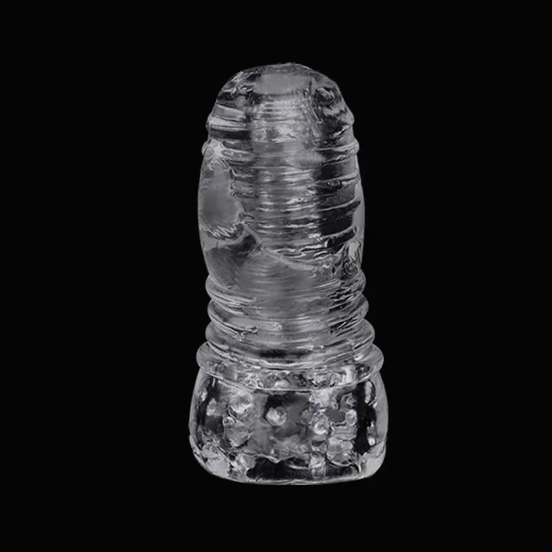 Transparent Male Masturbator Cup Pussy Vaginal for Men 18 Penis Pump Glans Sucking Delay Exerciser Sex Toys Adult Product Erotic 241205