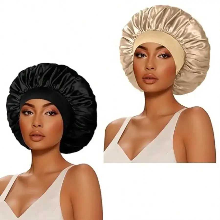 Wide-Brimmed High Elasticity Spandex Sleep C For Women Beauty Hair Care HatXJ241205