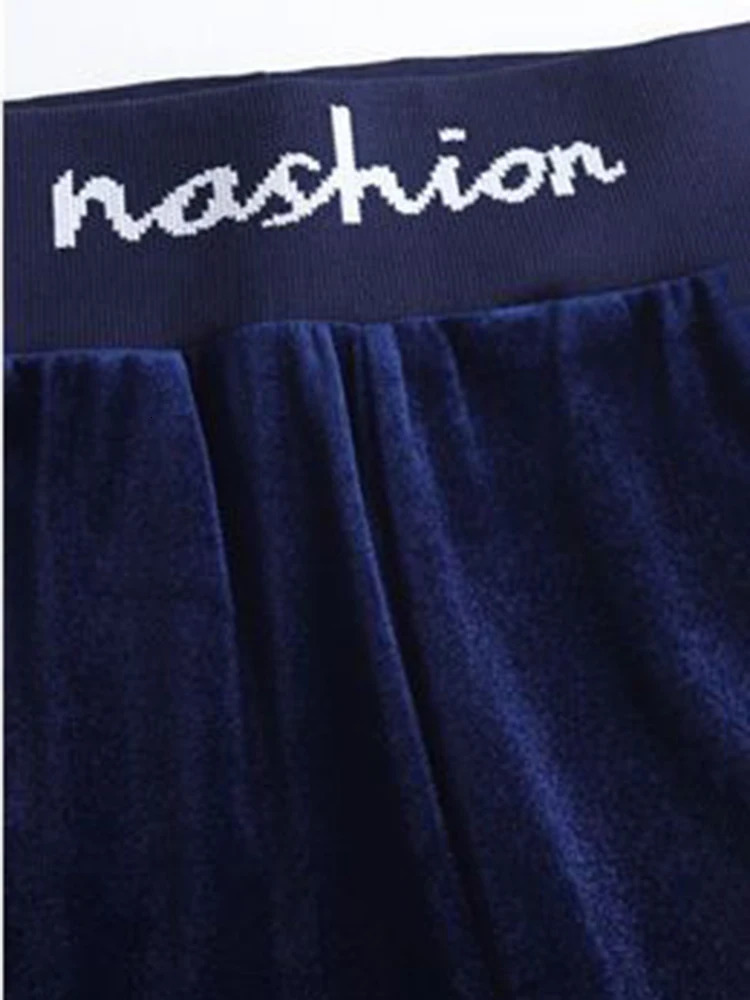 High waisted velvet wide leg pants for women Korean office pocket straight pants casual and elegant OL sports pants fashionable and sporty 241202