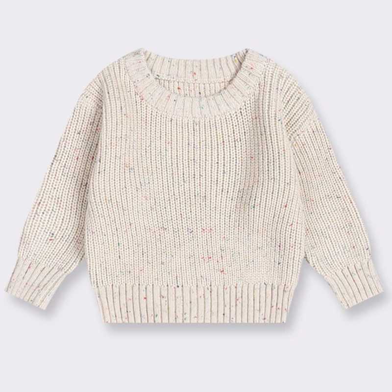 Childrens winter sweaters girls boys knitted Pullover cotton knitted childrens sweaters casual thick cable knitted baby sweaters W241205