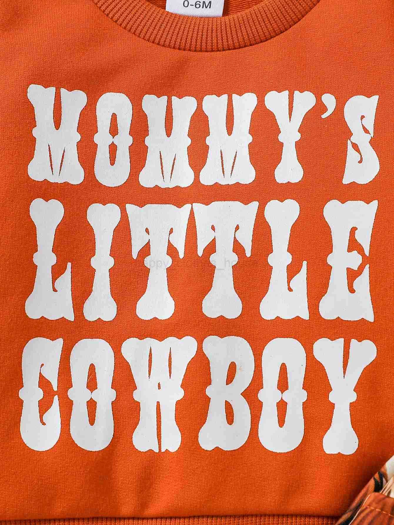 Baby boy autumn english letters printing long-sleeved Sweatshirt Top trousers With modern slish Clothing SetXJ241205