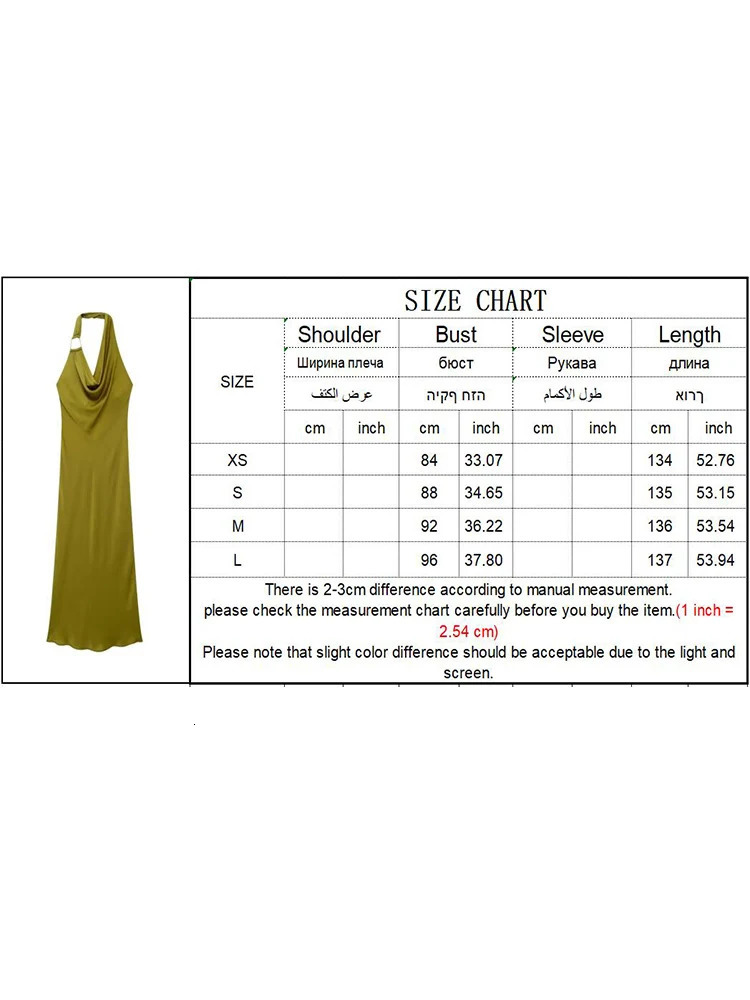 TRAF Summer Women Solid Halter Midi Dress Elegant Backless Pile Collar Sleeveless Party Dress Sexy Ladies Beach Style Dress 241205