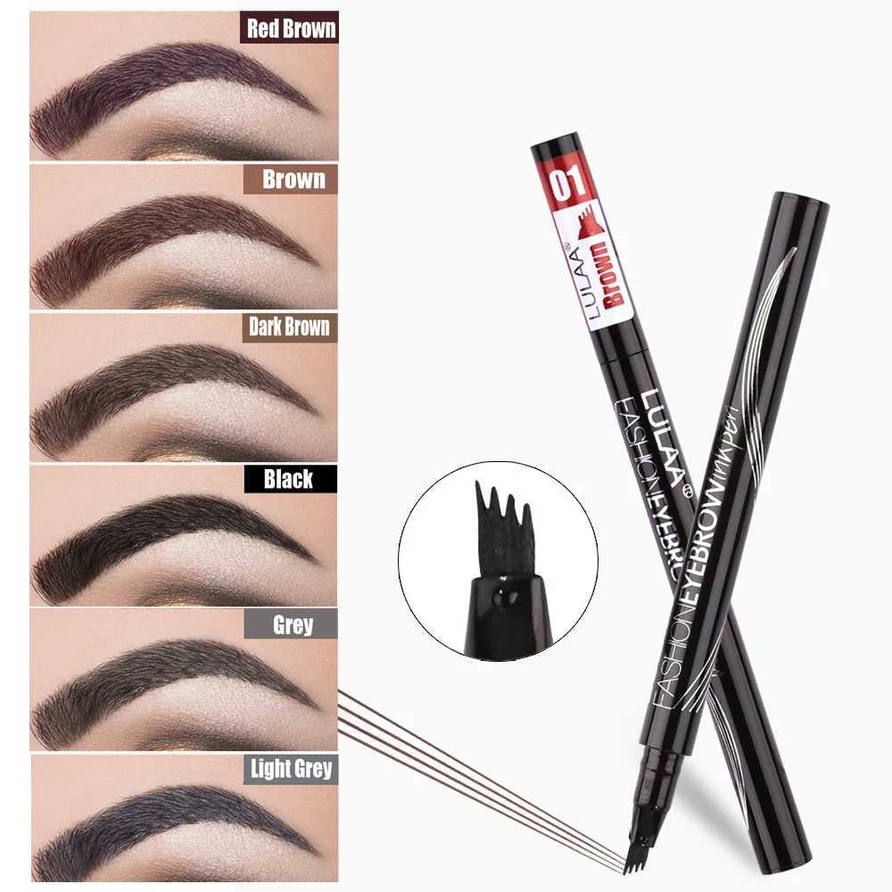 6-color dye waterproof eyebrow pencil eye shadow for eye shadow makeup waterproof durable sketch liquid eye shadowW241205