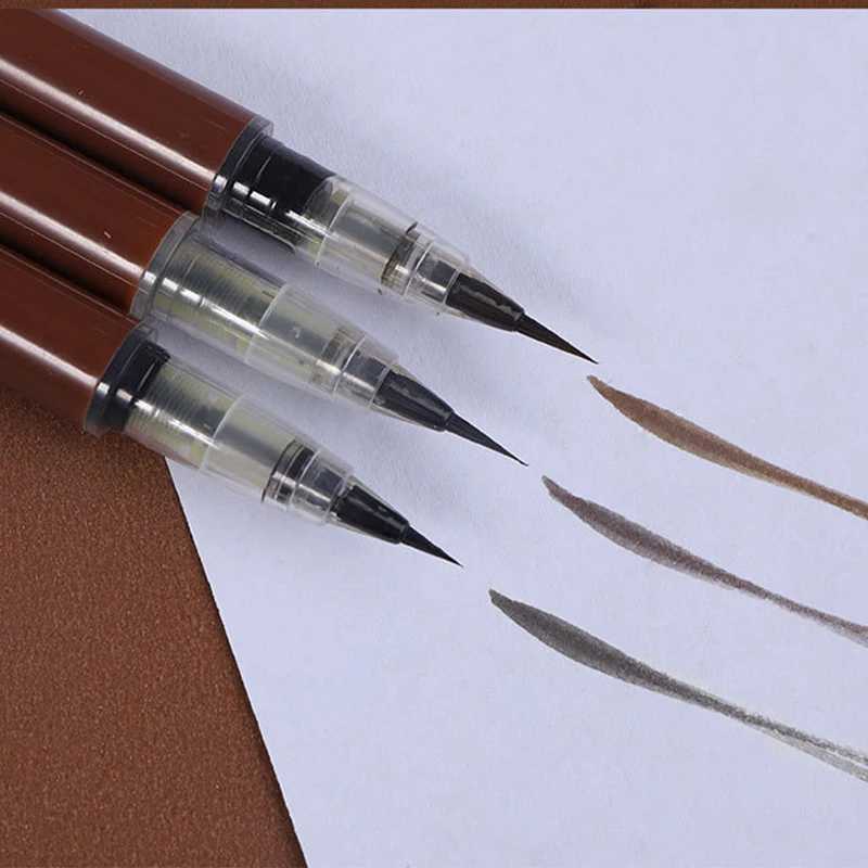 Watercolor eyeliner pen natural waterproof makeup will not fade and is not easy to make up. Very fine liquid eyeliner pen.W241205