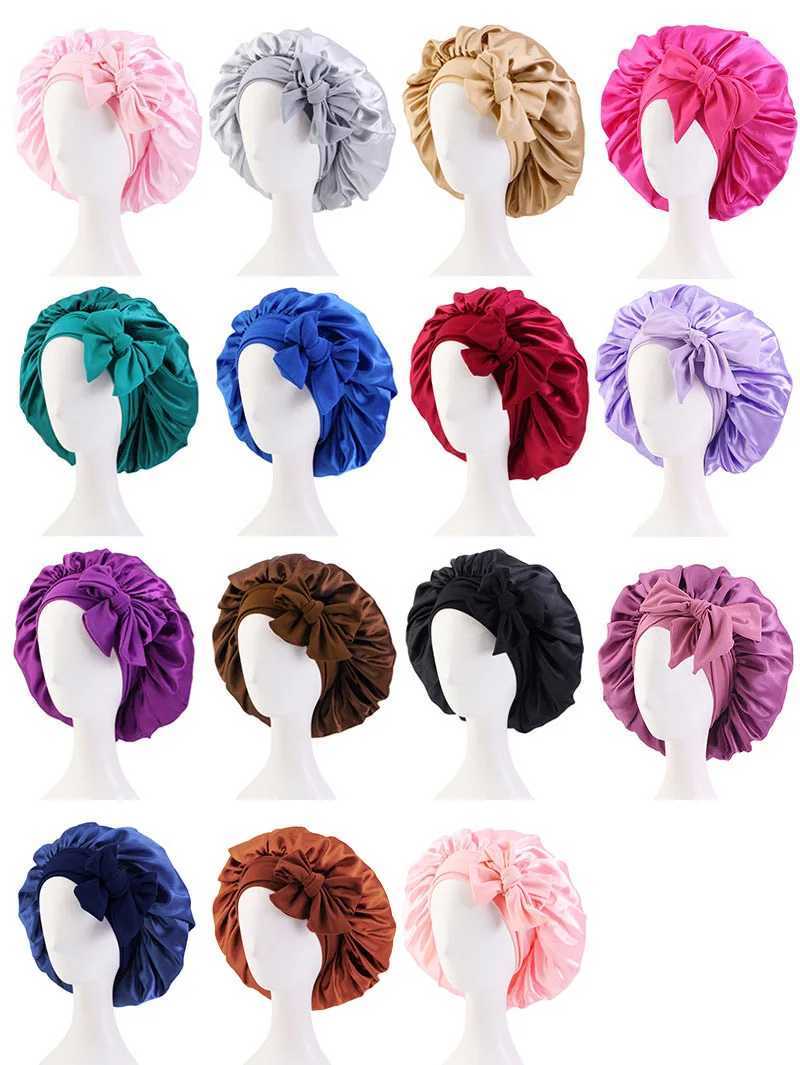 Satin Bonnet Silk Bonnet Adjustable Bonne for Sleeping Hair Bonnet with Tie Band Bonnets for Women MenXJ241205