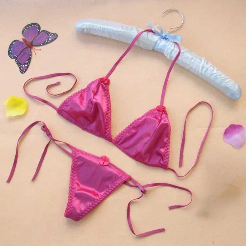 Newest Silk Thong G-string Lace Sexy Underwear Women Sexy Panties Female Low Waist String Lace Lingerie Intimates Thongs T-backXJ241205