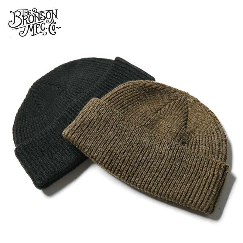 Bronson USAF A-4 Watch Hat World War II Ground Crew Wool Knitted Hat Unisex Beanies 241205