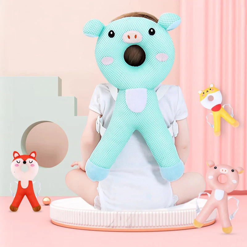 Toddler Baby Head Protector Safety Pad Cushion Prevent Injured Angel Bee Cartoon Security Pillows Protection Pillow for Kids 241204