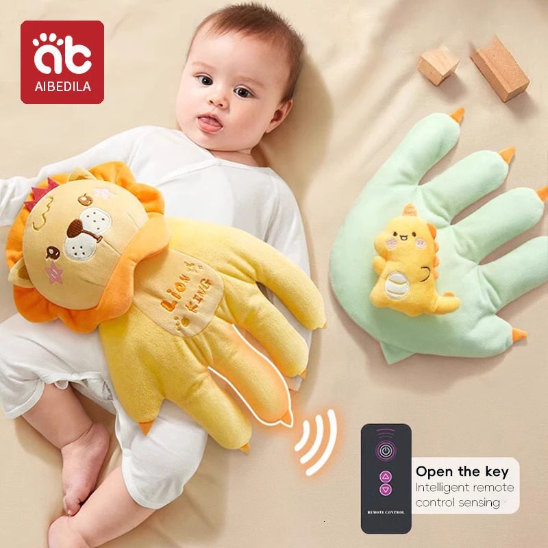 AIBEDILA Soothing Baby Sleep Aid Pillow Babies Soothing Palms Baby Sleep Aid Infant Calming Remote Control Hand Palms Toddler 241204