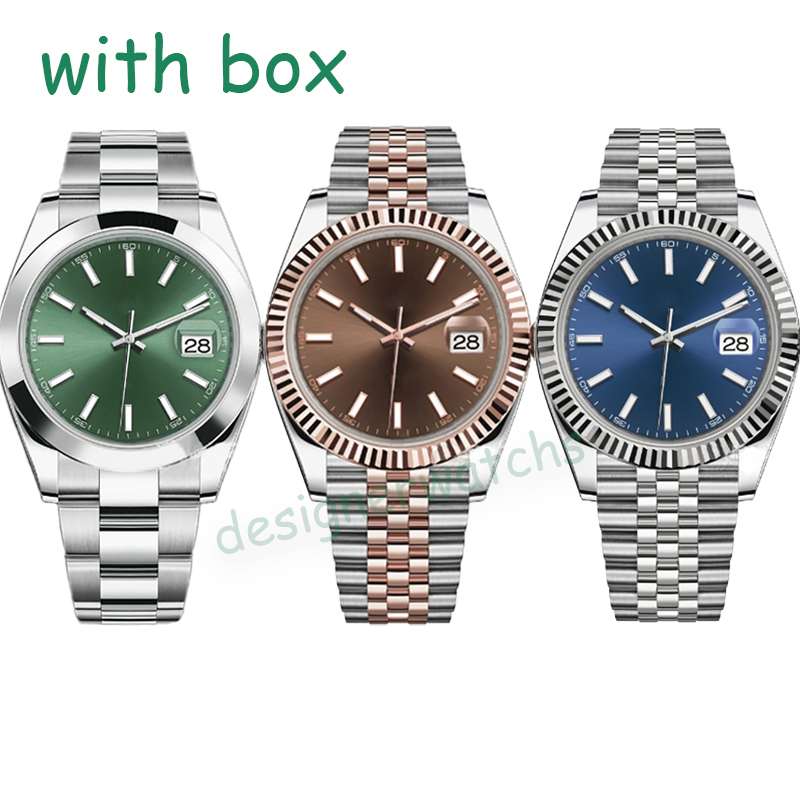 Mens and Womens Designer Watches Luxury Automatic Mechanical Movement Mens Watch 41MM 36MM 31MM Stainless Steel Material with Box Business Watch