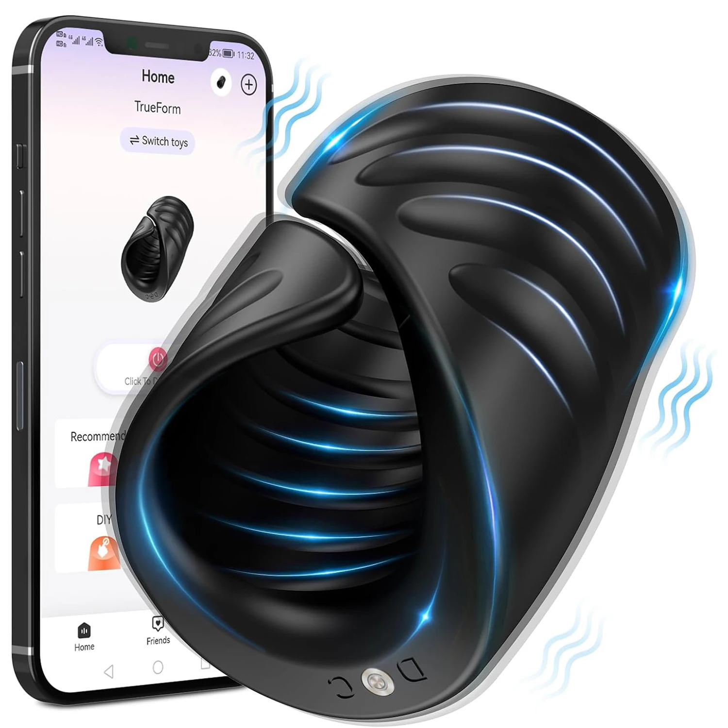 Male Masturbator Penis Training Vibrator with APP Control Strokers Glans Trainer Stimulator Sex Toys for Men 241205