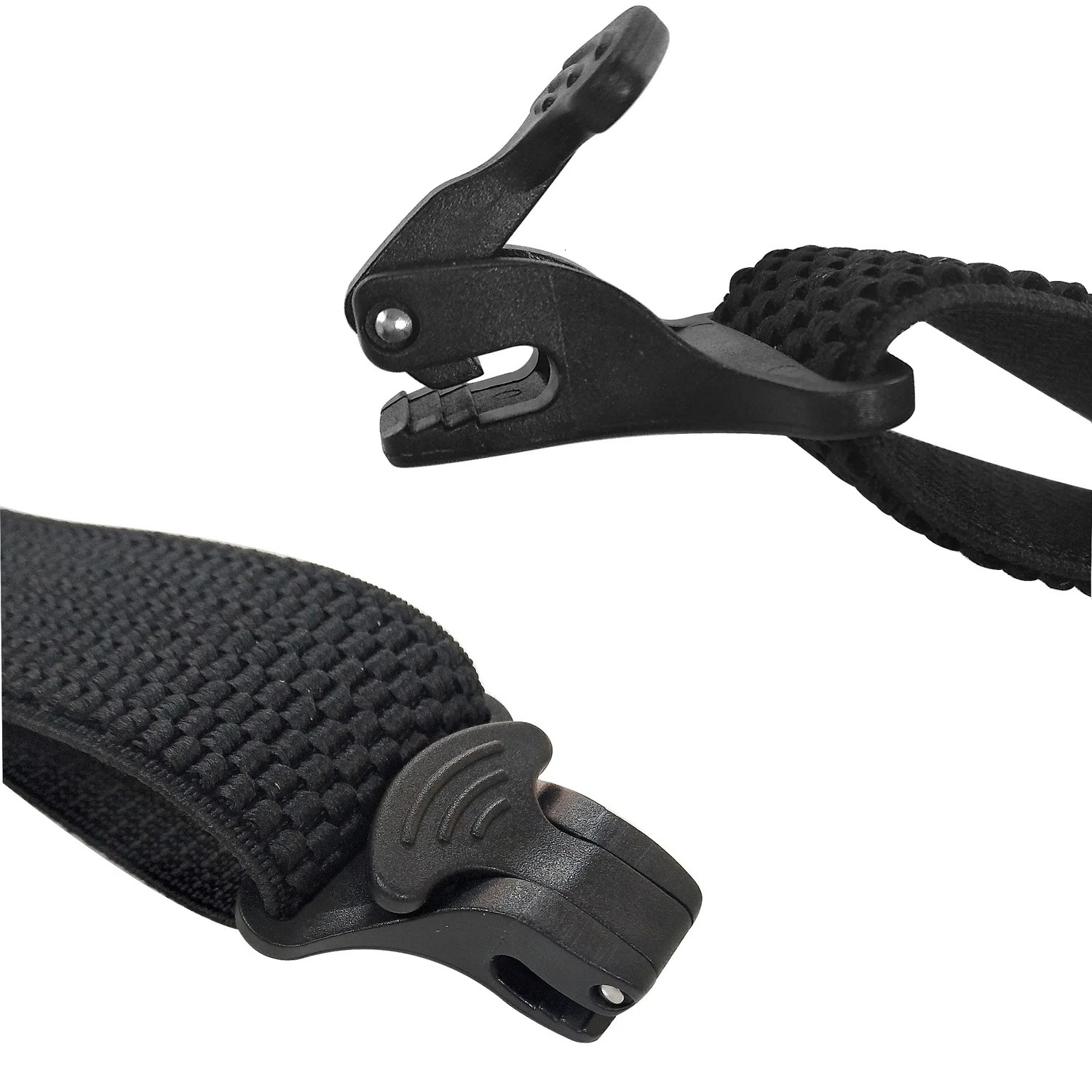 H Heavy Duty Work Suspenders for Men 38cm Wide XBack with 4 Plastic Gripper Clasps Adjustable Elastic Trouser Pants BracesBla 241122