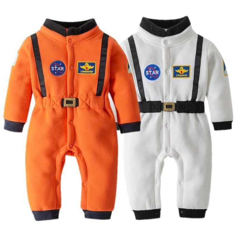 Pajamas Astronaut Costume Space Suit Rompers for Baby Boys Toddler Infant Halloween Christmas Birthday Party Cosplay Fancy Dress H241205