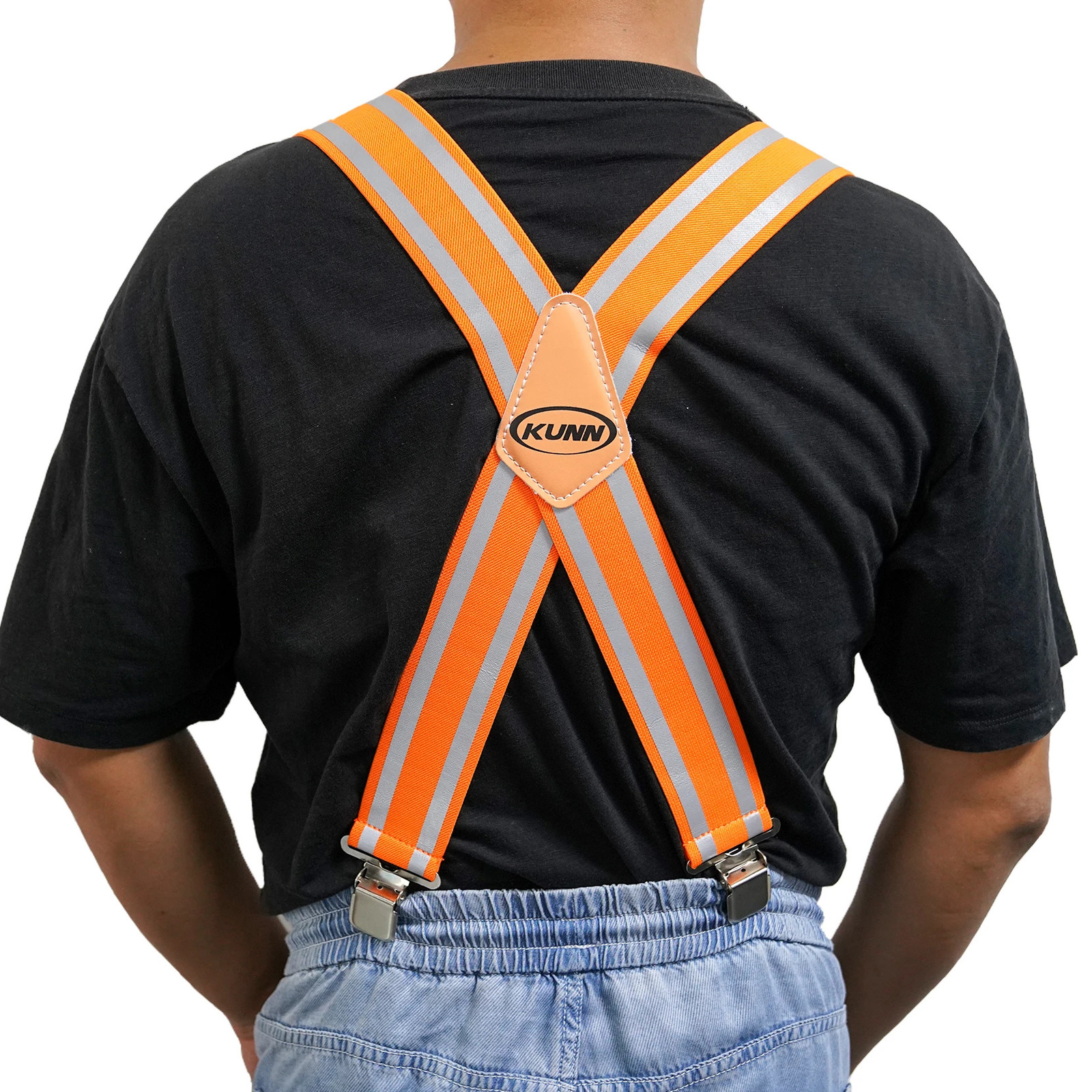KUNN Safety Reflective Suspender High Visibility Men Work 241122