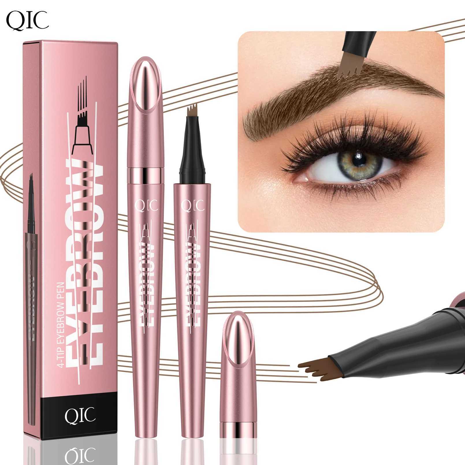 QIC rose gold four claw eyeliner wild eyeliner waterproof smooth tasteless four prong liquid eyeliner W241205