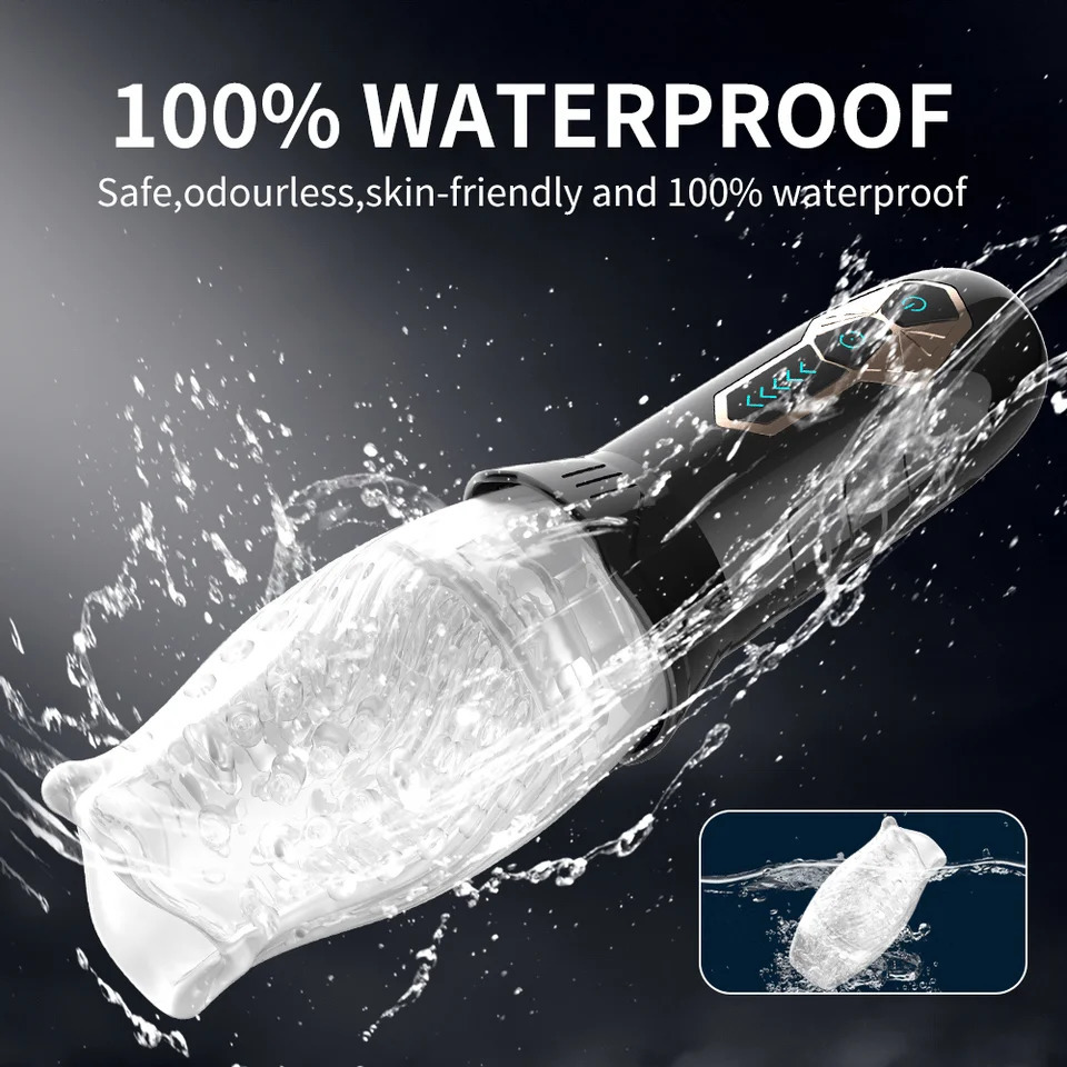 Automatic Rotating Male Masturbator Real Oral Sex Glans Vibrator Spiral Motion Spinner Cup Penis Delay Trainer Sex Toys for Men 241205