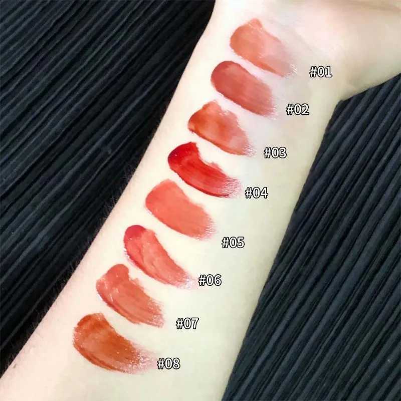 Water Light Nude Brown Lipgloss Lasting Waterproof Mirror Glass Tea Red Lipstick Not Easy To Fade Lip Glaze Lips Makeup CosmeticXJ241205