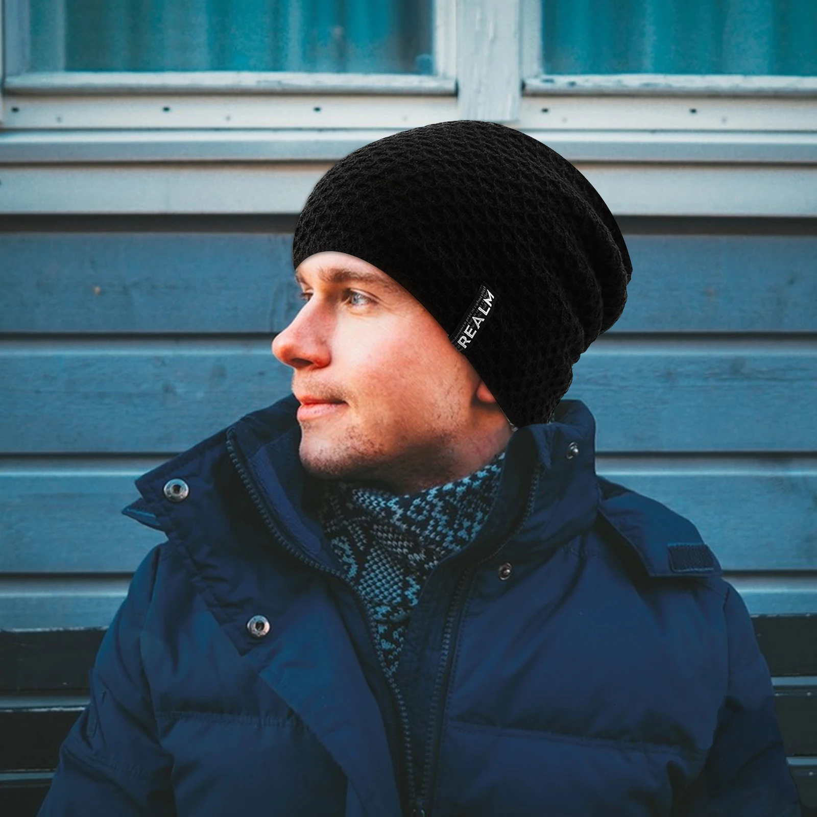 Womens Knitted Hat Womens Silk Scarf Womens Hat High Elasticity 5-Color Soft Breathable Lightweight Slow Bean 241205