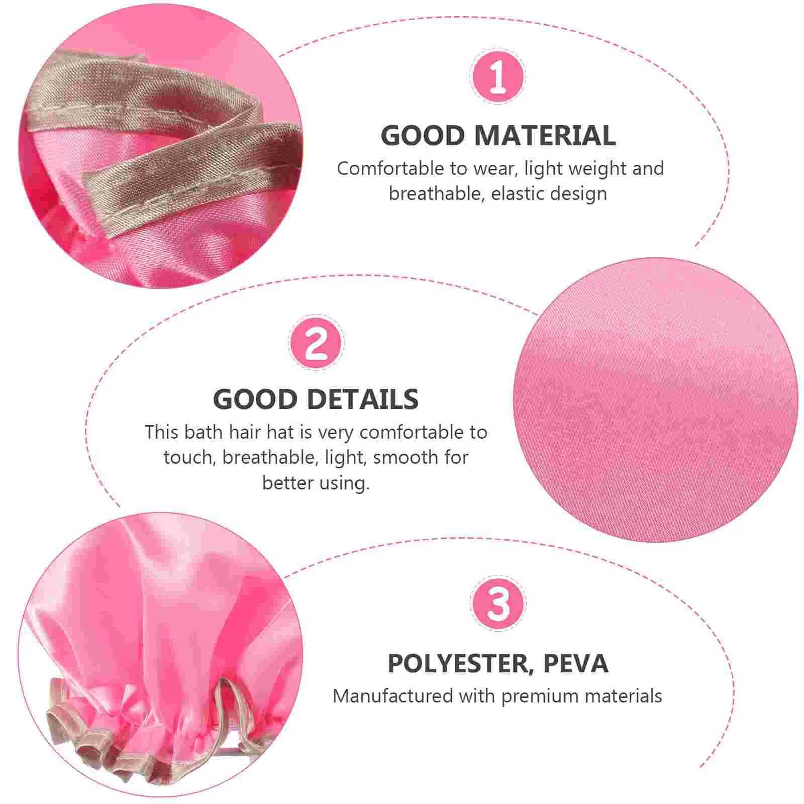 Waterproof Shower C Womens Cs Bathing Hat Reusable Large Hats for Sauna Braids Hair PXJ241205