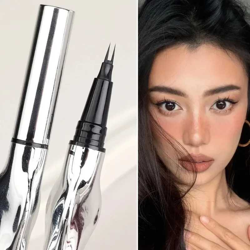 2-point wild eyebrow pencil durable easy to grip eyebrow tattoo waterproof thin liquid lay silk eyebrow pencil Korean makeup W241205
