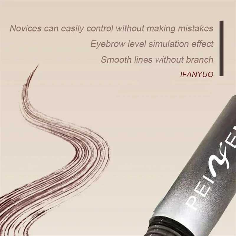 Eyebrows hair line wild eyebrows velvet three-way eyebrows dyes waterproof pencils hair line gel big brush head W241205