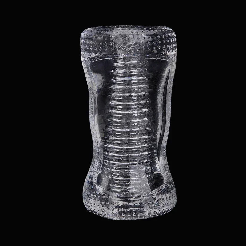 Transparent Male Masturbator Cup Pussy Vaginal for Men 18 Penis Pump Glans Sucking Delay Exerciser Sex Toys Adult Product Erotic 241205