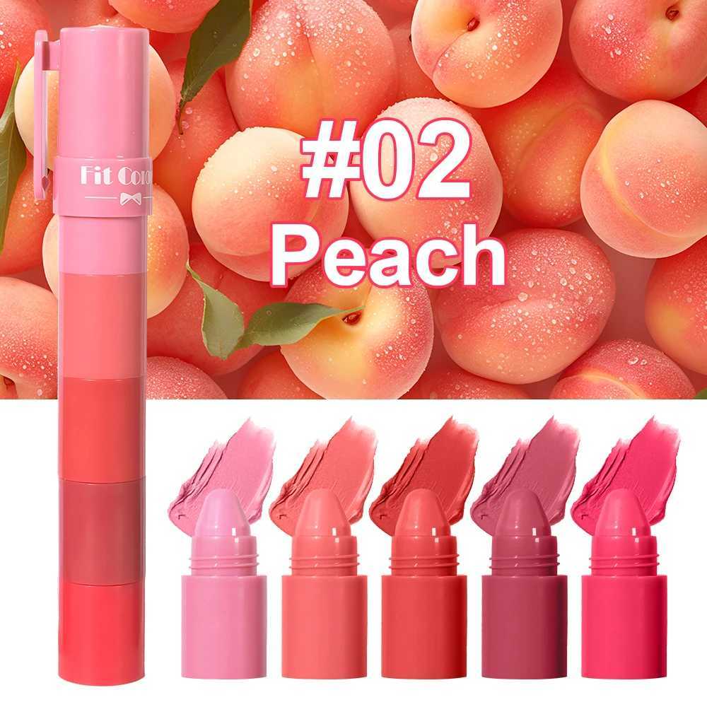 5-color frosted mirror lipstick set makeup non stick cup Velvet Nude liquid lipstick easy makeup lipstickXJ241205