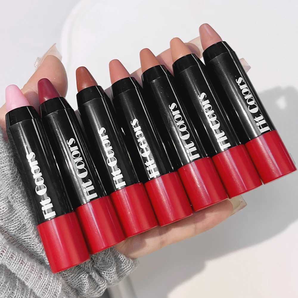 Lasting Outline Lips Shape Matte Crayon Lipstick Waterproof Nude Brown Lip Liner Pencil Pigment Moisturizing Lip Makeup CosmeticXJ241205