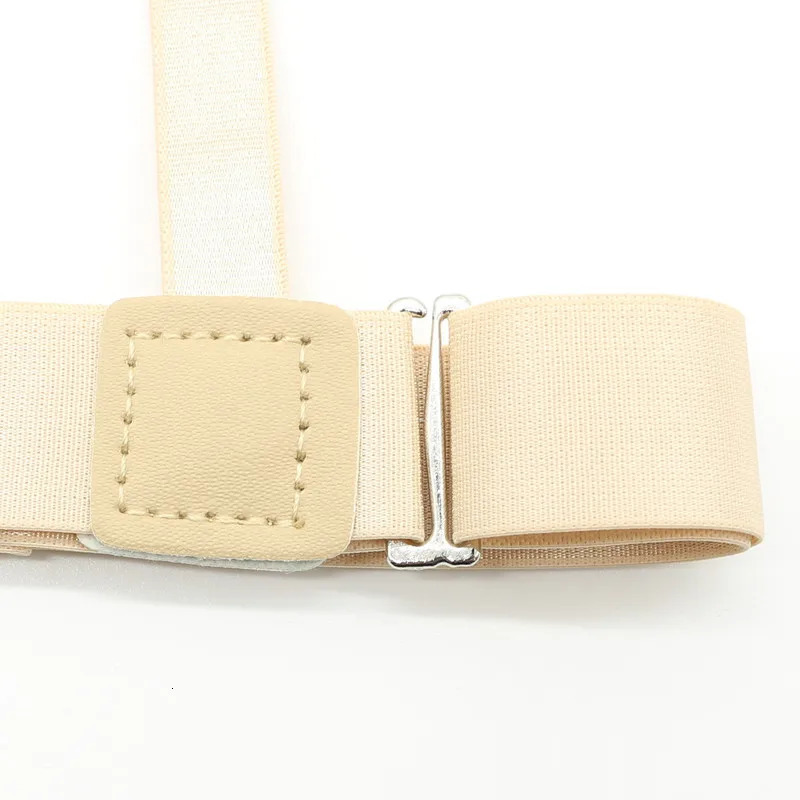 1 Pair Men Shirt Stays Belt With Nonslip Locking Clips Keep Tucked Leg Thigh Suspender Garters Adjustable Strap 241122