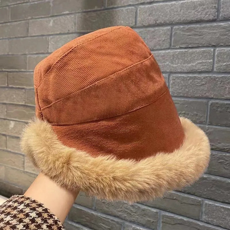 Mens and Womens Winter Fishermans Hats Warm Windproof Cashmere Hats Gorilla Para Hombres Casquette Homme Kpop 241205