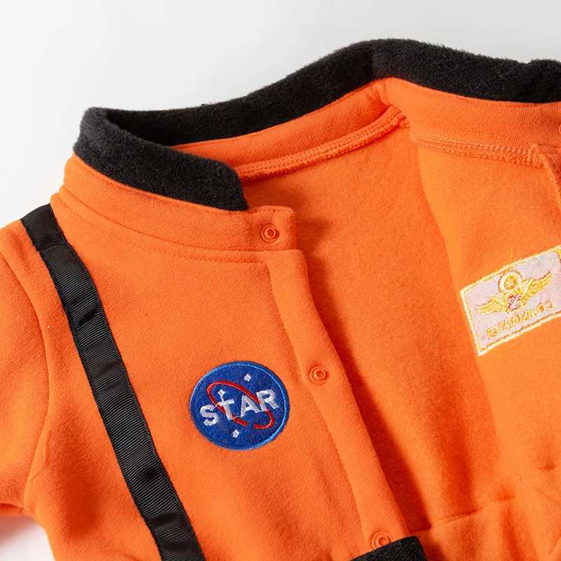 Pajamas Astronaut Costume Space Suit Rompers for Baby Boys Toddler Infant Halloween Christmas Birthday Party Cosplay Fancy Dress H241205