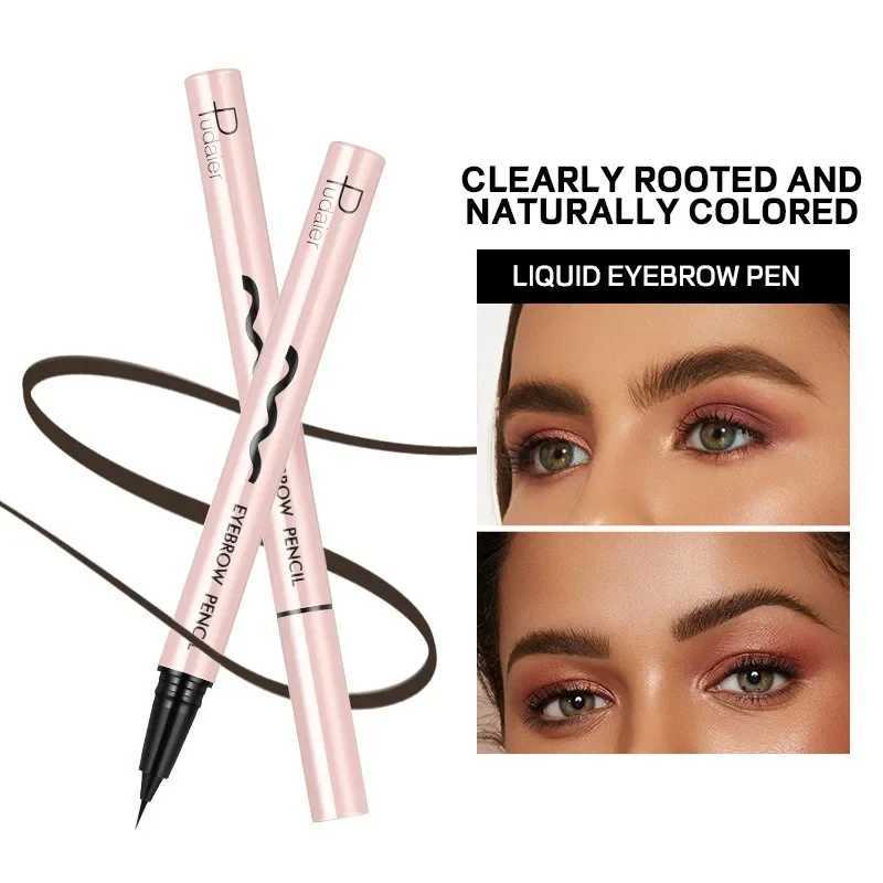 Liquid eyeliner waterproof eyeliner 0.05MM ultra-thin head eyeliner black brown waterproof eyeliner W241205