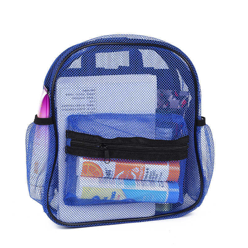 High Load-bearing Mesh Backpack, Transparent and Convenient Beach Bag, Children's Backpack, Temupcc Certification