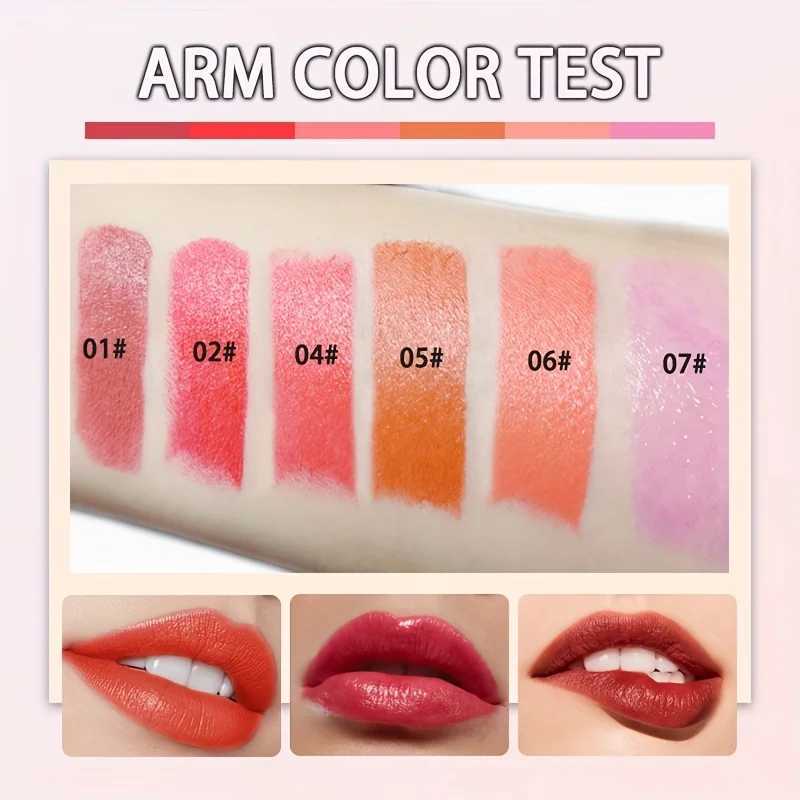 6-Colors Matte Nude Velvet Finish Lipstick Matte Waterproof Creamy Moisturizing Long Lasting Not Smudged Color RenderingXJ241205